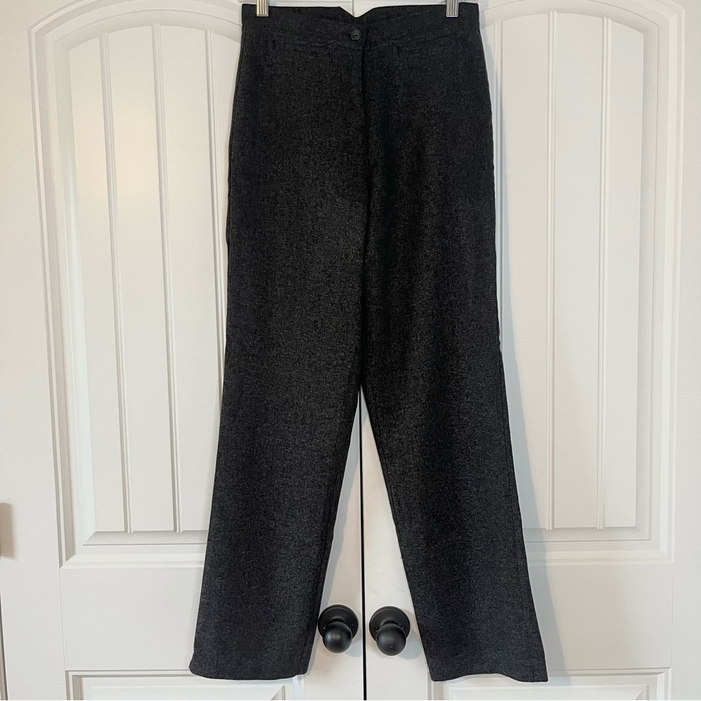 Woolrich Onyx Heather Gray Pleated Trousers Pants Women’s Size 4 Work Office
